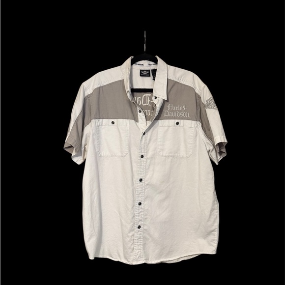 Harley-Davidson Men's Vintage Button Down Shirt • Size XL • 11/2013 - Picture 1 of 10